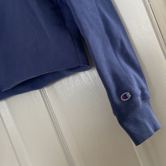Champion raw edge cropped hoodie - Picture 3 of 6